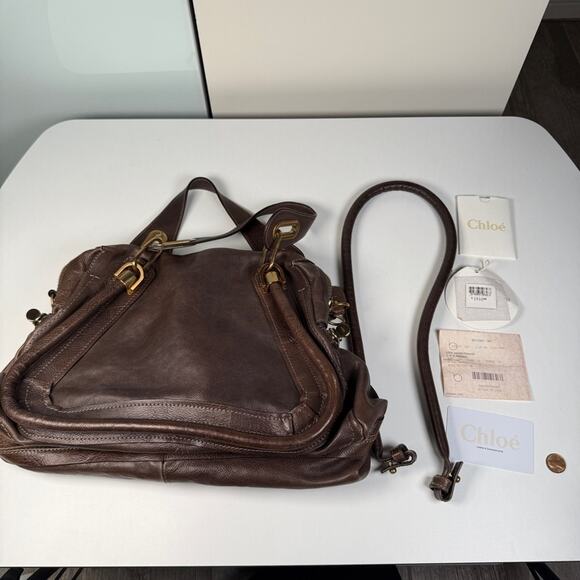 Chloé Paraty Brown Leather Tote - Picture 15 of 16